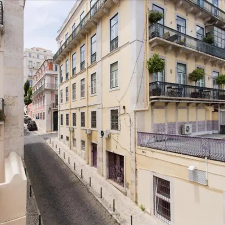 Beautiful 3-story House In Chiado With A 40m² Private Terrace Apartment Lisbon